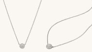 Large Pavé Diamond Round Necklace (Image via Mejuri)
